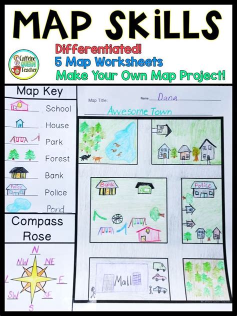 This Make Your Own Map Project Provides Students With A Hands On Way To