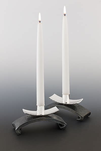 Arched Candlesticks By Nicole And Harry Hansen Metal Candleholder