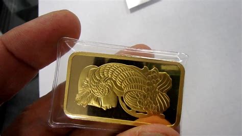 100 Gram Pure Gold Bar 24k 9999 Fine Swiss Gold Bar Pamp Youtube