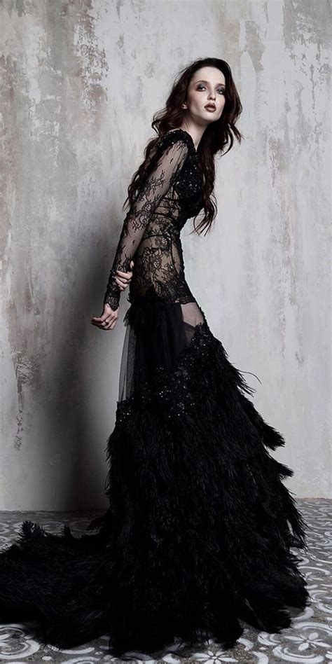 Gothic Wedding Dresses 27 Dark Romance Styles Vestidos De Noiva Luxuosos Moda Gótica Roupas