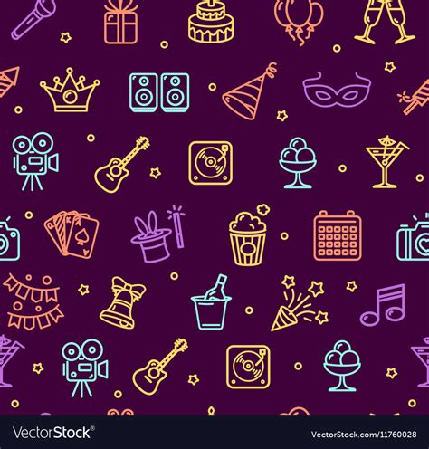 Party Background Pattern Royalty Free Vector Image