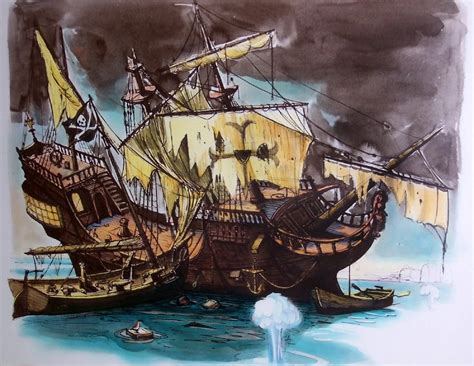 Pirates Of The Caribbean Ride Gallery Potc Wiki Fandom Disney Concept Art Disney Art
