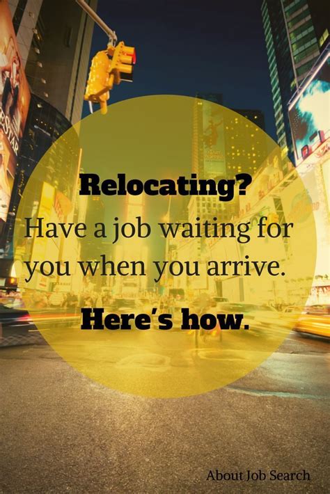 Long Distance Job Searching Isn T Easy Here Are Ways To Relocate And Have A Job Waiting For You