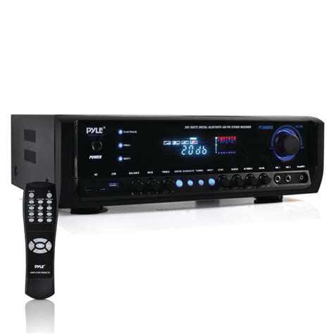 Pyle Pt390btu Digital Home Theater Bluetooth Stereo Receiver Aux 3
