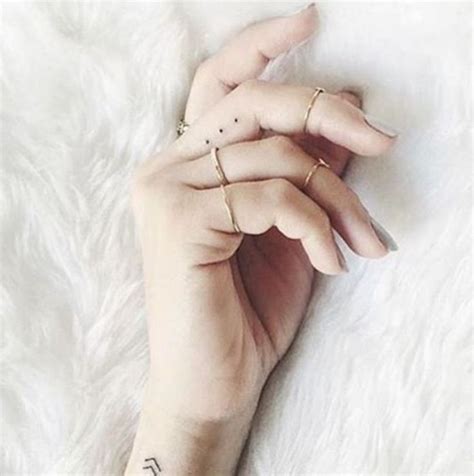 I bring 15 of the small tattoo symbols with their meanings for you to decide, so take a look! 66 Best Ideas for Small Finger Tattoo for females and guys ...