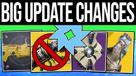 Destiny Huge April Update Exotic Changes Wardcliff Nerf New Drop Rates Quests Sandbox