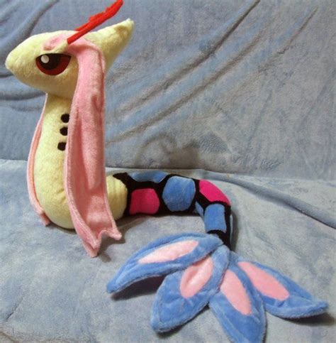 Pokemon inspired Milotic Milokaross (110 cm long) plushie made of minky ...
