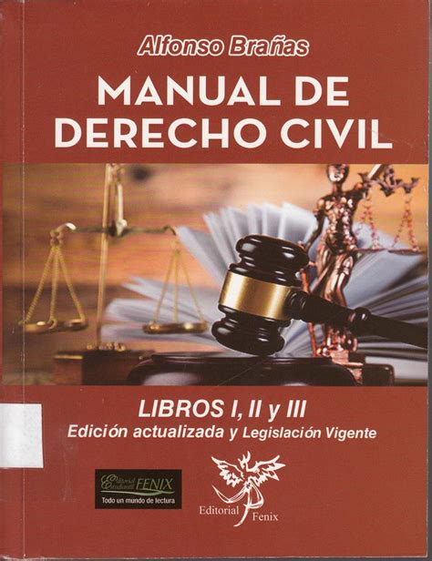 346 B821 2016 Manual De Derecho Civil Alfonso Brañas