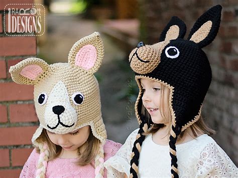 Pixie And Maxi The Chihuahua Hat Pdf Crochet Pattern