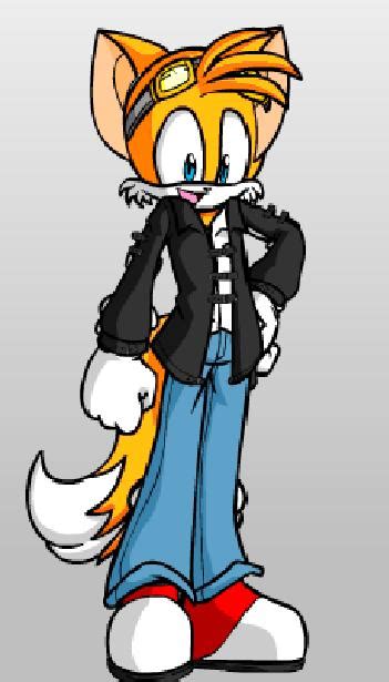 Tails In School Uniform By Icerose05 On Deviantart