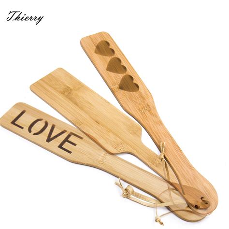 Thierry Safe Bamboo Paddle For Adult Game Sex Restraint Paddle Whip