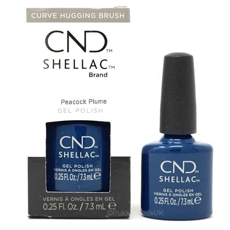 Cnd Shellac Peacock Plume 73ml Buy Now Pukka Nails