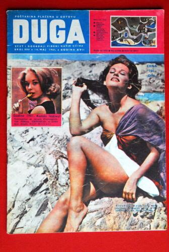 Claudia Cardinale On Sexy Leggy Front Cover 1961 Rare Exyu Magazine Ebay