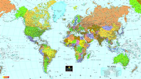 Mapa Del Mundo Politico Con Nombres