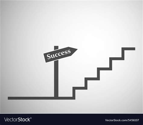 Stairs To Success Royalty Free Vector Image Vectorstock