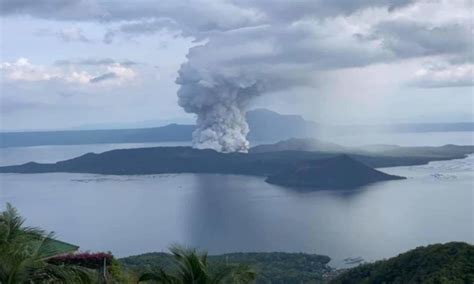 Taal Town Near Volcanos Crater Lake Turns Into Desert