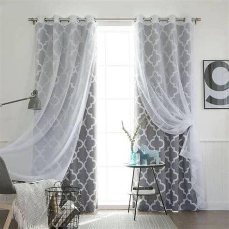 How To Hang Double Curtain Rods Curtains Living Room Simple Bedroom