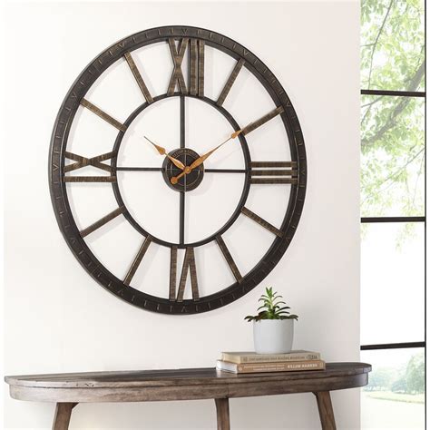 Firstime Oversized Time 40 Wall Clock And Reviews Wayfair