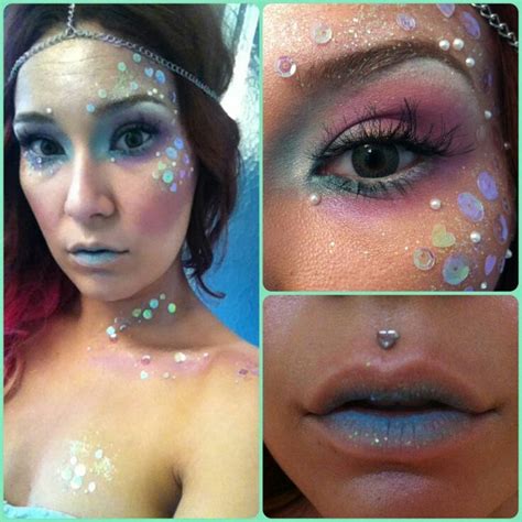 Love This For A Mermaid Or Fairy Mermaid Makeup Halloween Mermaid