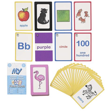 Buy Educational Flashcards 78 Toddlers Flashcards Set Which Includes