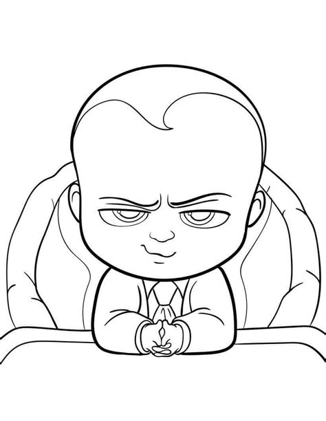 Free Printable The Boss Baby Coloring Pages
