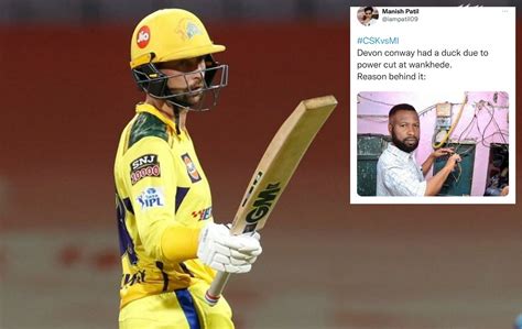 IPL He Was Completely Robbed There Netizens React After Devon Conway Is Denied DRS Due