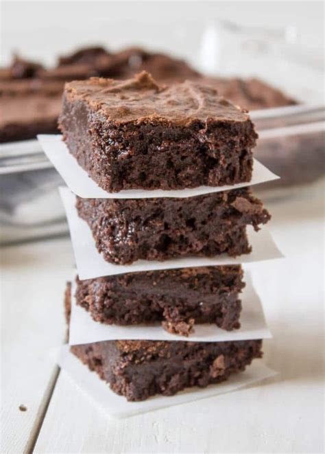 One Bowl Brownies Recipe Delicious Chocolate Brownies Fudgy