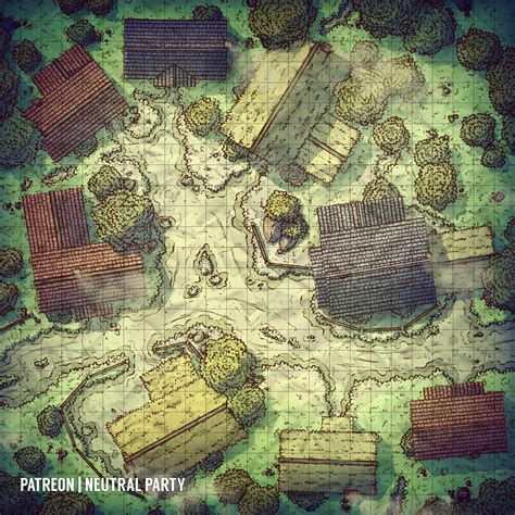 Village Battle Map Dnd Battle Map Dandd Battlemap Dungeons And Images And Photos Finder