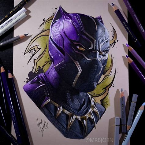 Aggregate More Than 146 Black Panther Drawing Super Hot Vn