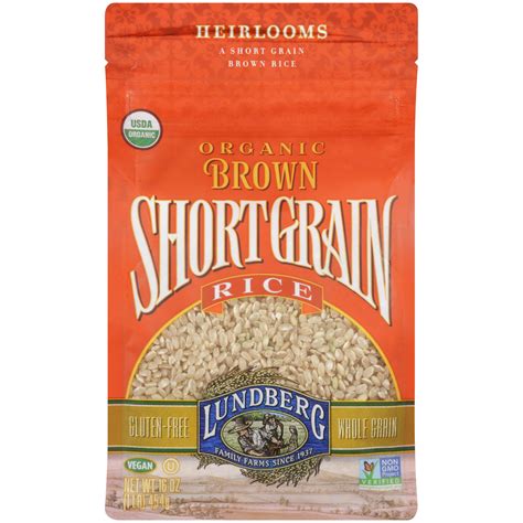 Lundberg Organic Short Grain Brown Rice 16 Oz