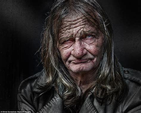 Londons Homeless Photographed In Haunting Portraits By Shine Gonzalvez