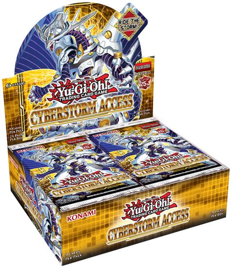 Yu Gi Oh Sealed Booster Box Cyberstorm Access 24 Packs 1st Edition