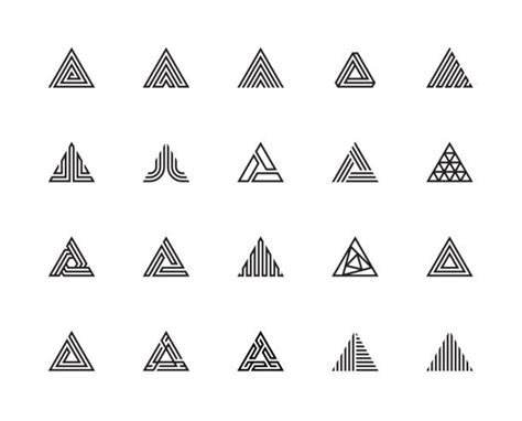 Best Triangle Logo Illustrations Royalty Free Vector Graphics And Clip