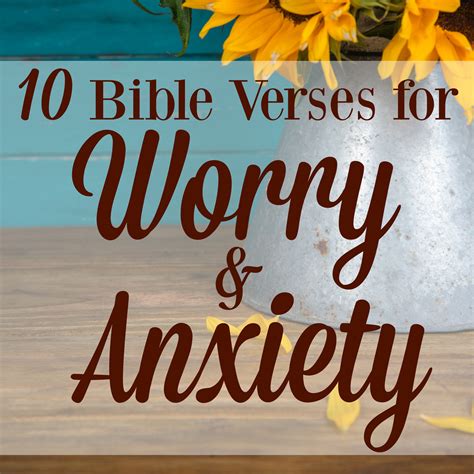 10 Bible Verses For Worry And Anxiety Graceful Little