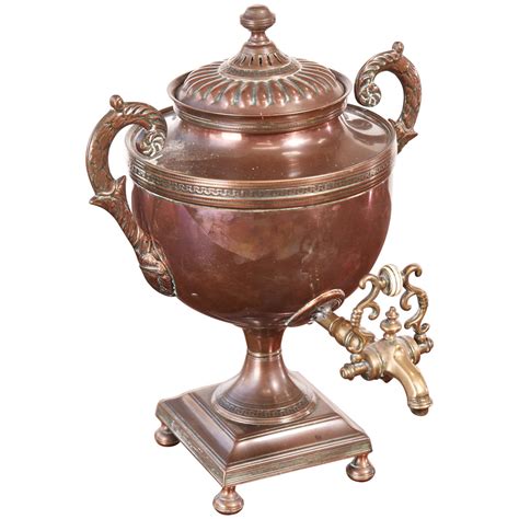 Antique Copper Russian Samovar For Sale At 1stDibs