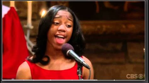 Jamia Simone Nash Sings Oh Holy Night Young And The Restless Dec