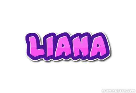 Liana Logo Free Name Design Tool From Flaming Text