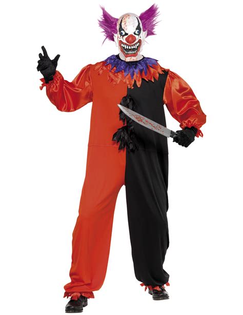 scary halloween clown costume for adults