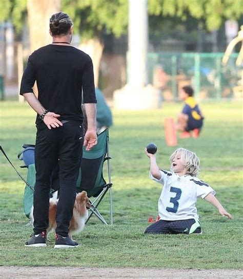 Gwen stefani and gavin rossdale's tiny tykes, kingston, 6, and zuma, 4, got all in 2002 she married british rocker gavin rossdale who she met on tour opening up for his band bush in 1995. Zuma Rossdale Photos Photos: Gavin Rossdale Takes His Boys ...