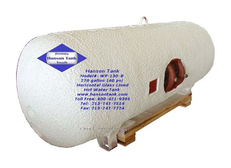 Asme Pressure Vessels Custom Asme Horizontal Hot Water Storage Tanks