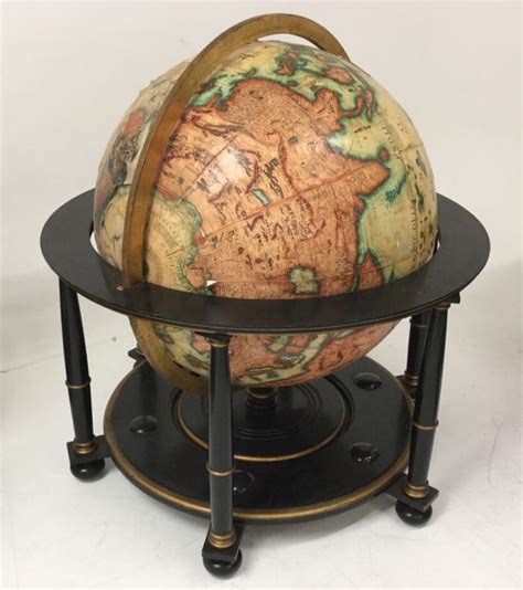 Very Large Globe On Stand Antique Globes