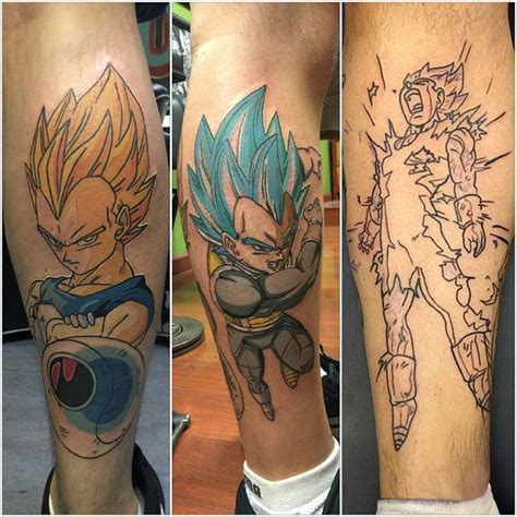 Explore awesome anime ink designs and inspiration in color and black and gray. Vegeta tattoo - Visit now for 3D Dragon Ball Z compression ...