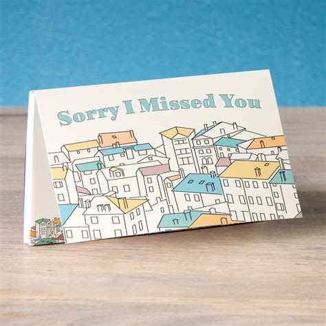 Sorry I Missed You Sticky Notes Houses Snh9
