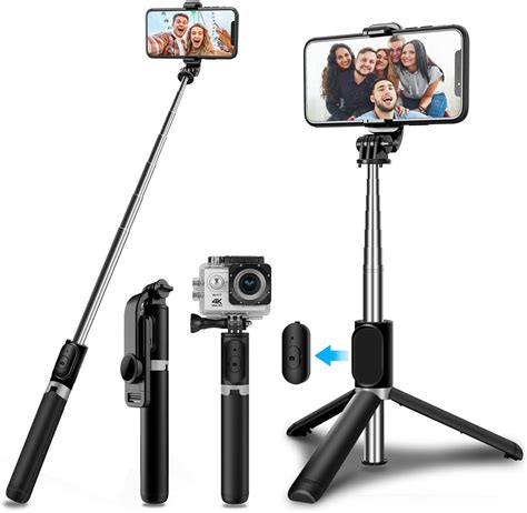 Syosin Bluetooth Selfie Stick Tripod Extendable Selfie Stick Cm
