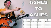 David Bowie Ashes to Ashes Guitar Chords Lesson & Tab Tutorial - YouTube
