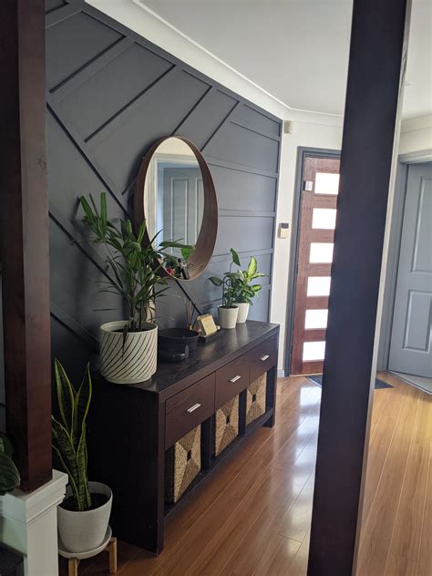 Accent wall in entryway | Bunnings Workshop community