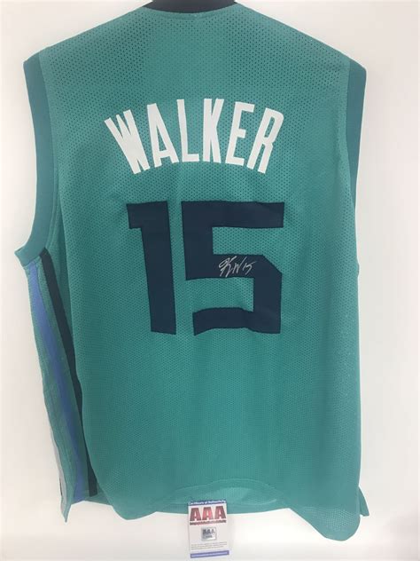 Aacs Autographs Kemba Walker Autographed Charlotte Hornets Basketball Jersey Aaa Coa