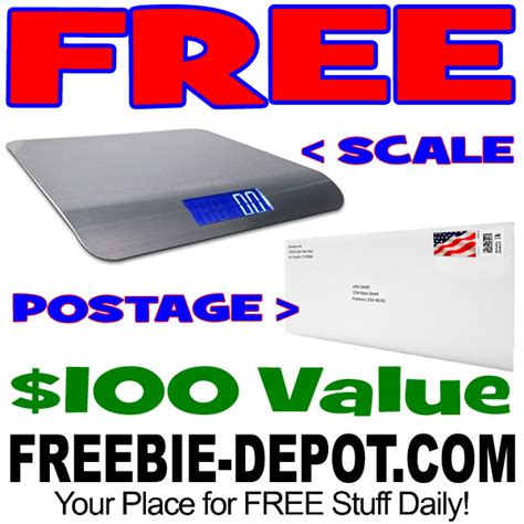 Free Usb Electronic Digital Scale And Postage 100 Value Freebie Depot