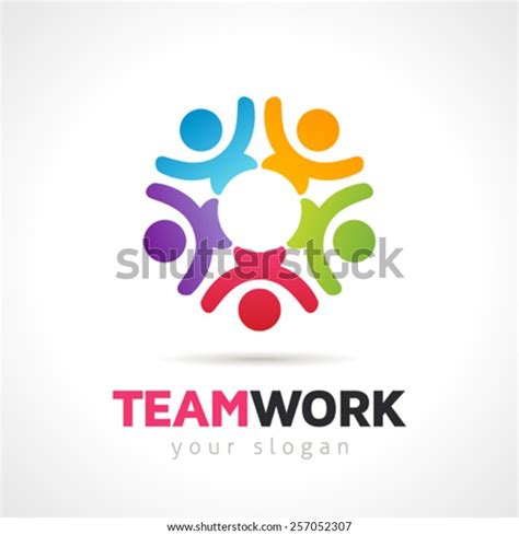 Image Vectorielle De Stock De Teamwork Concept People