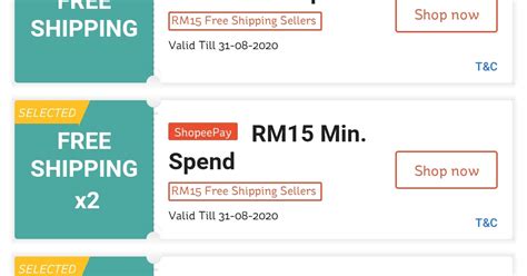 To find out how the calculation of service fees works for rm15 free shipping programme sellers, please refer to the article shopee's service fees. Shopee Free Shipping Kini Diutamakan Pada Shopeepay ...